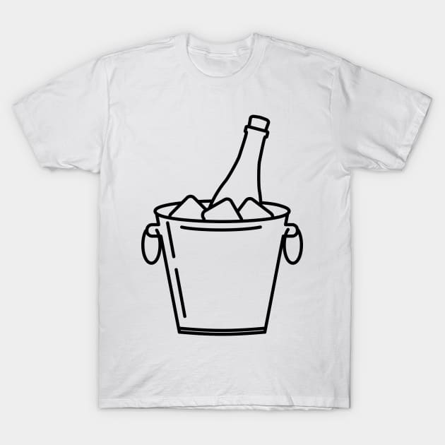 Wine bucket T-Shirt by SWON Design